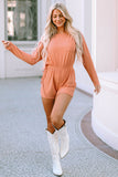 Long Sleeve Round Neck Romper