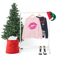 Hot Pink Lips Crewneck Sweatshirt