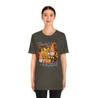 Thanksgiving Gnomes- Bella Canvas Unisex Jersey Short Sleeve Tee