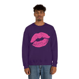 Hot Pink Lips Crewneck Sweatshirt