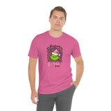 Pink Resting Grinchmas Bella Canvas Tee