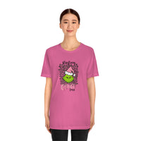 Pink Resting Grinchmas Bella Canvas Tee