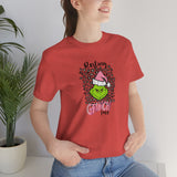 Pink Resting Grinchmas Bella Canvas Tee