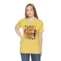 Thanksgiving Gnomes- Bella Canvas Unisex Jersey Short Sleeve Tee