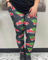 Christmas Vacation Leggings with Pockets