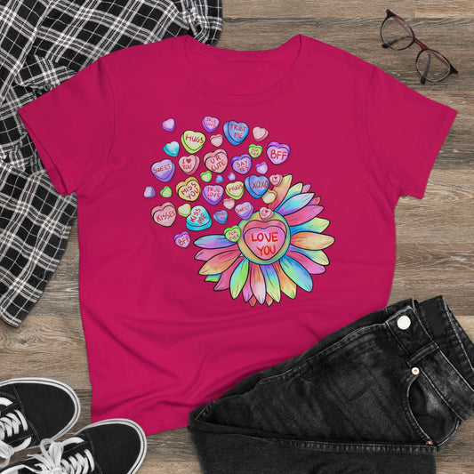 Love You Conversation Hearts Cotton Tee