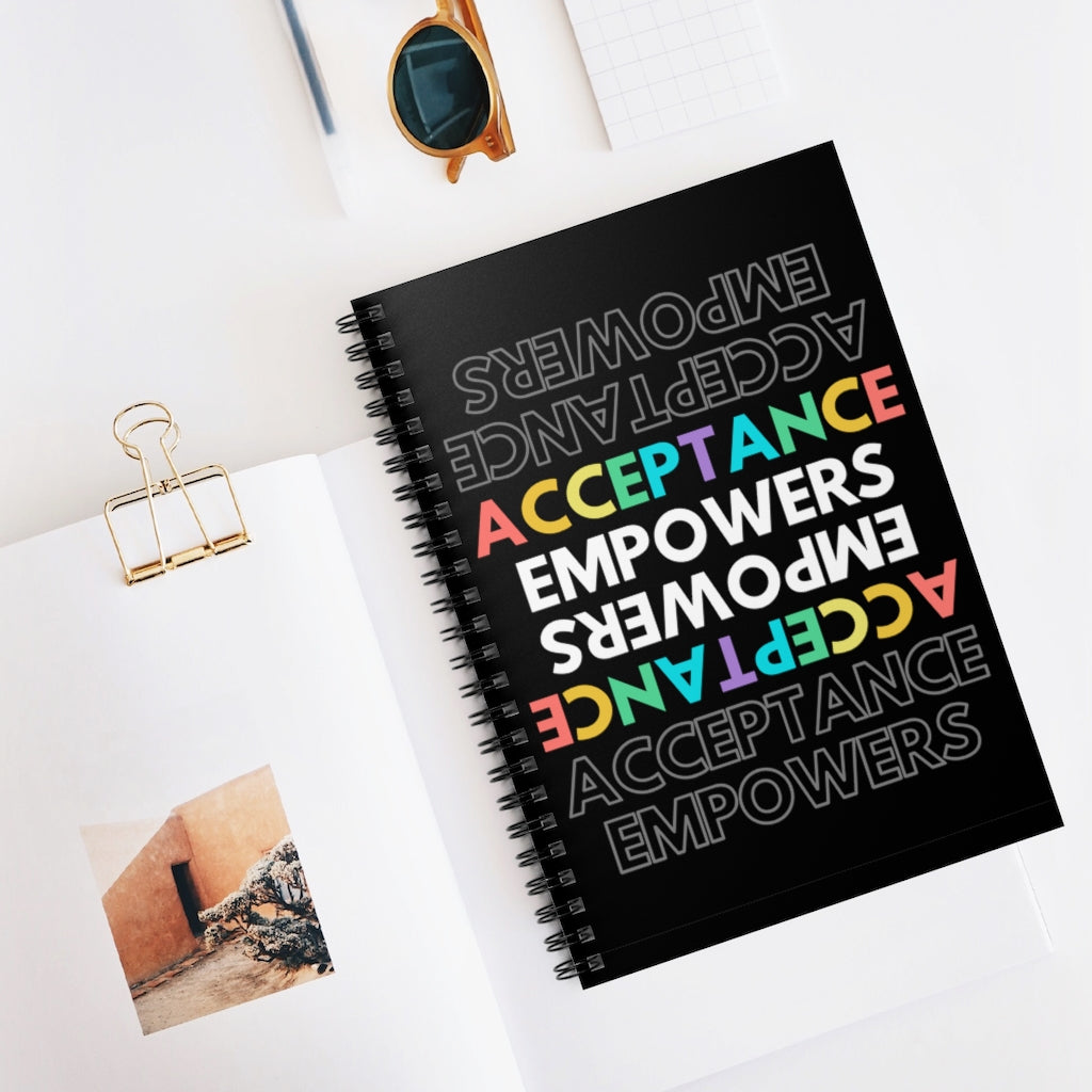 Empowered-Spiral Notebook - Ruled Line