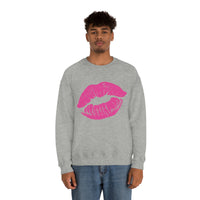 Hot Pink Lips Crewneck Sweatshirt