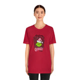 Pink Resting Grinchmas Bella Canvas Tee