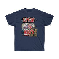 Support Our Troops Graphic Tee- Unisex