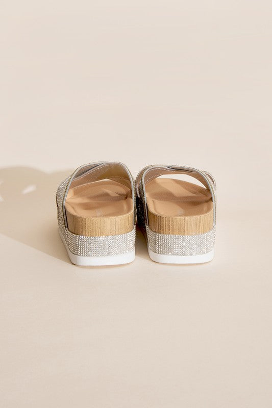 SODA APOLLO RHINESTONE SLIDES