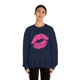 Hot Pink Lips Crewneck Sweatshirt