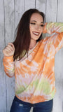 Orange Spin Off Sweater top
