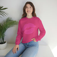 Hot Pink Lips Crewneck Sweatshirt