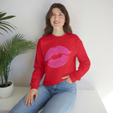 Hot Pink Lips Crewneck Sweatshirt