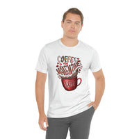 Coffee Is My Valentine Jersey Tee