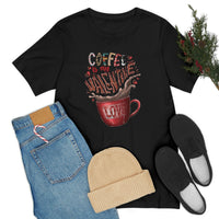 Coffee Is My Valentine Jersey Tee