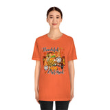 Thanksgiving Gnomes- Bella Canvas Unisex Jersey Short Sleeve Tee