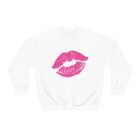 Hot Pink Lips Crewneck Sweatshirt