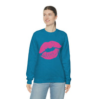 Hot Pink Lips Crewneck Sweatshirt