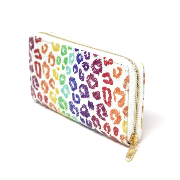 MultiColor Leopard Wallet