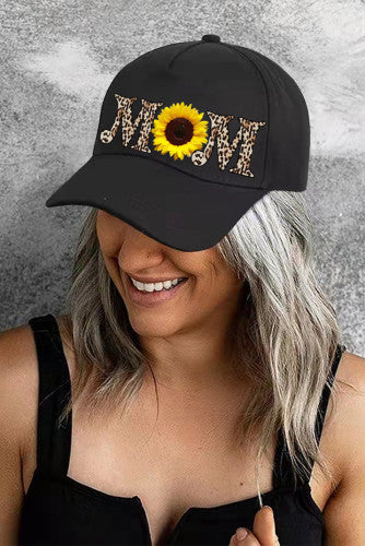 Sunflower MOM Baseball Cap