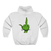 Grinch Middle Finger- Unisex Hooded Sweatshirt