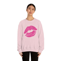 Hot Pink Lips Crewneck Sweatshirt