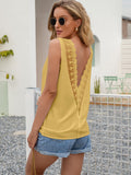 Cutout V-Neck Tank Top