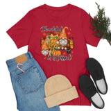 Thanksgiving Gnomes- Bella Canvas Unisex Jersey Short Sleeve Tee