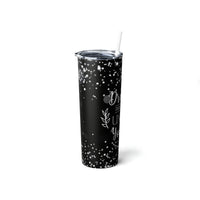 Dreams Dont Work Unless You Do Skinny Steel Tumbler with Straw, 20oz