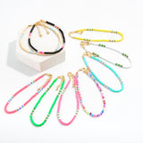 Colorful Heishi Bead Ankle Bracelet