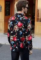 Men’s Floral Button Up