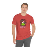 Pink Resting Grinchmas Bella Canvas Tee