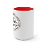 Blessed Grandma Two-Tone Coffee Mugs, 15oz