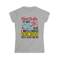 True Crime- Women's Softstyle Graphic Tee