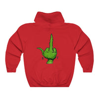 Grinch Middle Finger- Unisex Hooded Sweatshirt