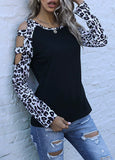 Cold Shoulder Hollow Out Top