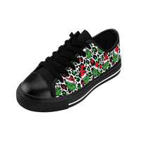 Leopard Grinch Women's Sneakers- (also available in high tops)