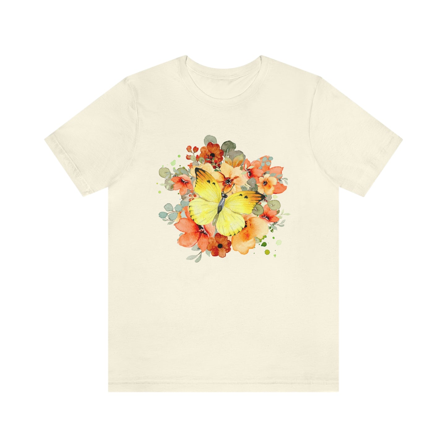 Floral Butterfly Tee