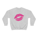 Hot Pink Lips Crewneck Sweatshirt