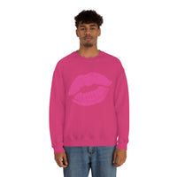 Hot Pink Lips Crewneck Sweatshirt