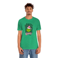 Pink Resting Grinchmas Bella Canvas Tee