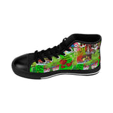 Grinch Collage Men's High-top Sneakers