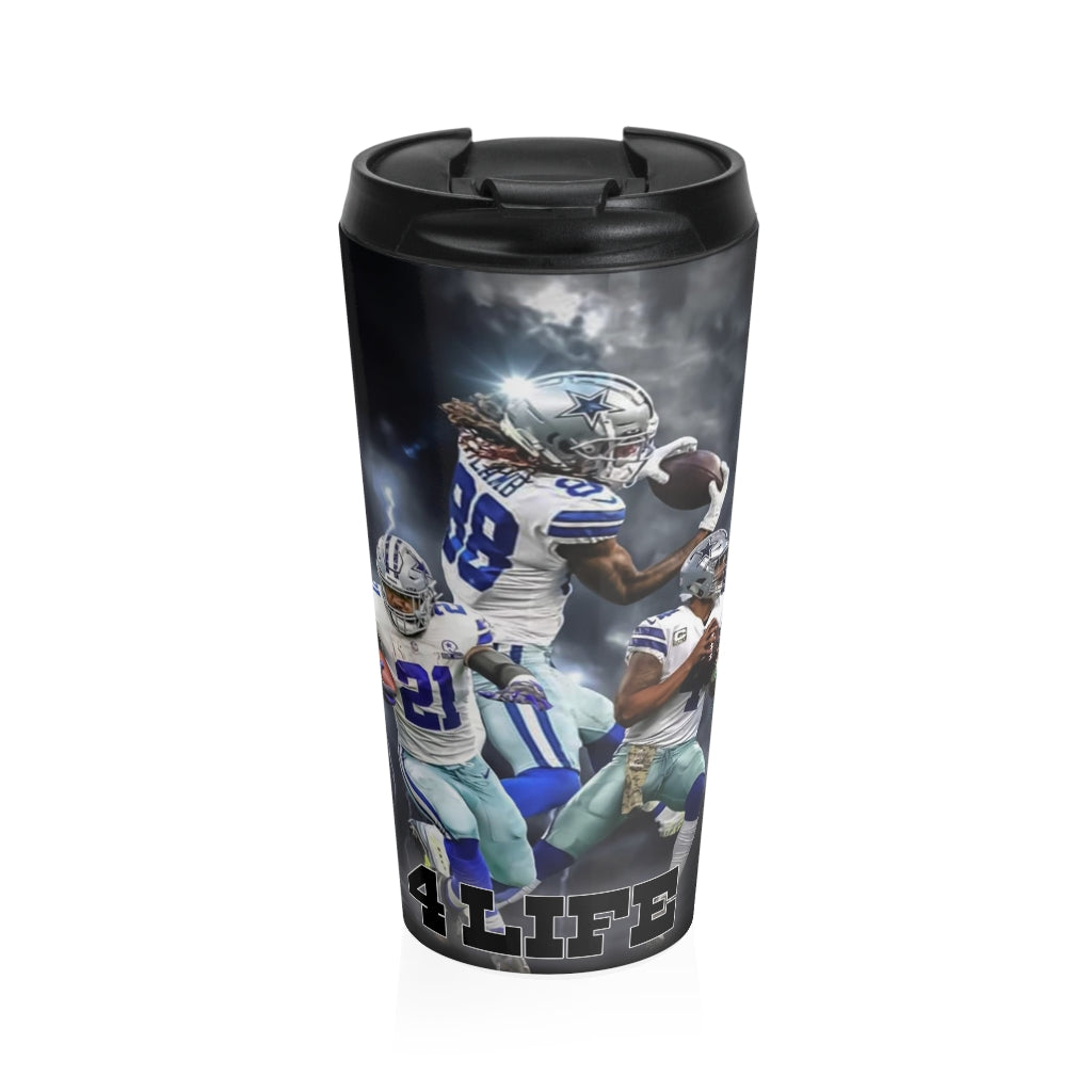 Cowboys Stainless Steel Travel Mug