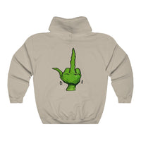 Grinch Middle Finger- Unisex Hooded Sweatshirt