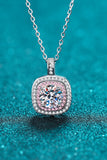 Moissanite Geometric Pendant Necklace