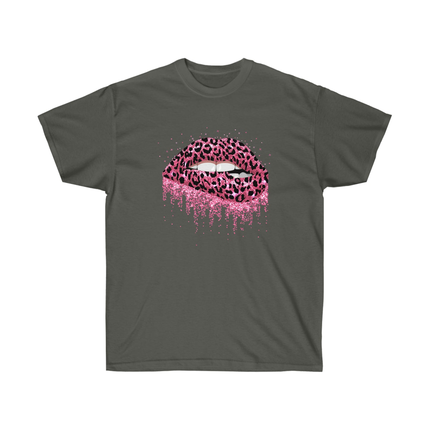 Pink Lip Drip Cotton Tee