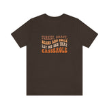 Turkey Gravy Beans & Rolls- Unisex Jersey Short Sleeve Tee