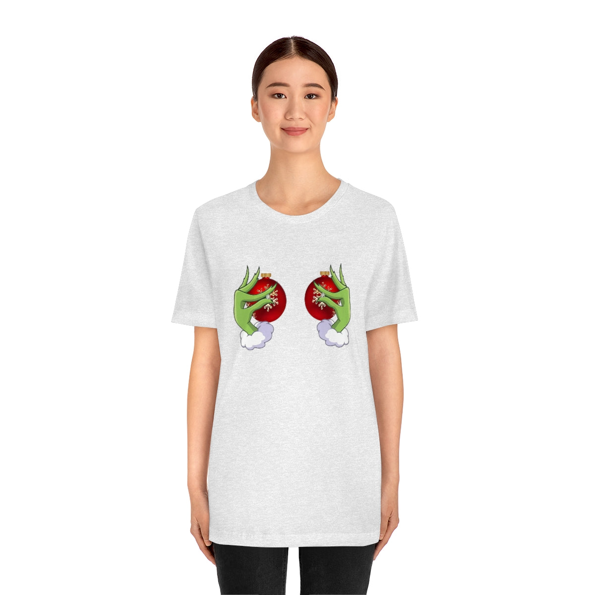 Bella Canvas Grinchy Ornament Hands Unisex Tee